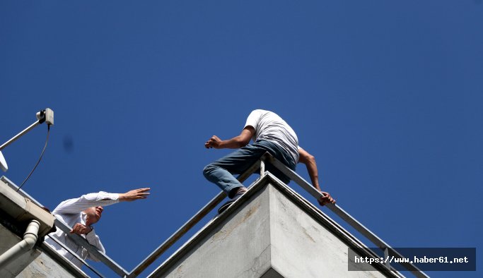 İşsiz genç, İŞKUR binasından atlamak istedi
