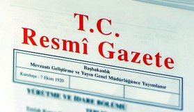 O karar Resmi Gazete'de yayımlandı