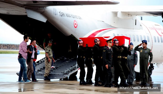 Şehit Uzman Çavuş Tuncay Zengin'in cenazesi memleketi Giresun’a getirildi