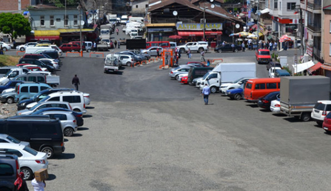 Trabzon'da Kentsel Otopark!