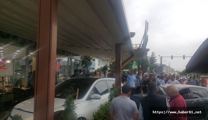 Trabzon'da trafikteki kovalamaca pastanede sona erdi