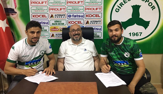Giresunspor iç transferde 2 imza birden attı