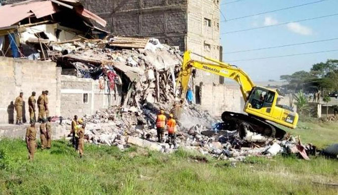 Bina çöktü: 5 kişi kayıp