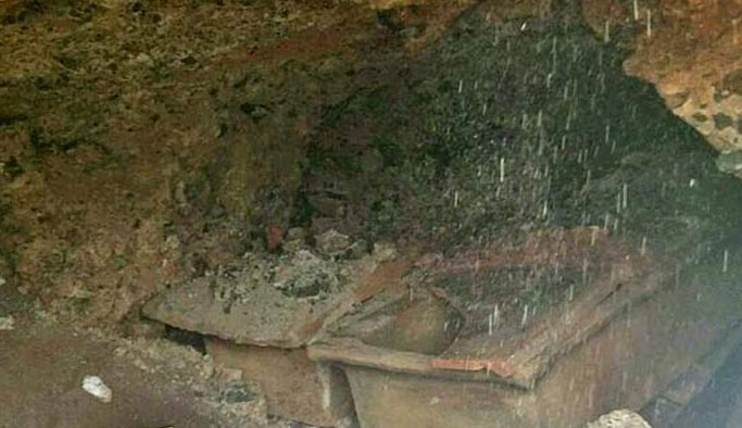 Cami inşaatında tarihi mezarlar bulundu