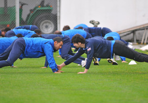 Trabzonspor'dan şut çalışması