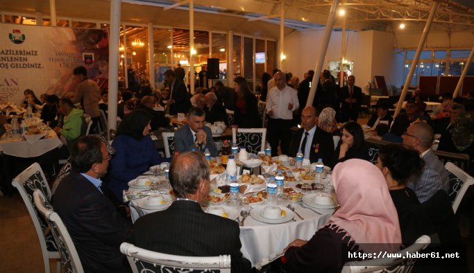 Rize'de şehit ailelerine iftar