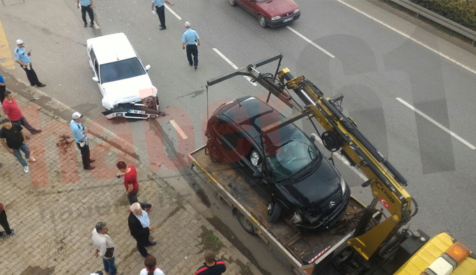 Trabzon'da feci kaza! 4 yaralı