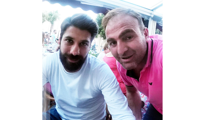 Olcay Şahan Bodrum'da tatilde