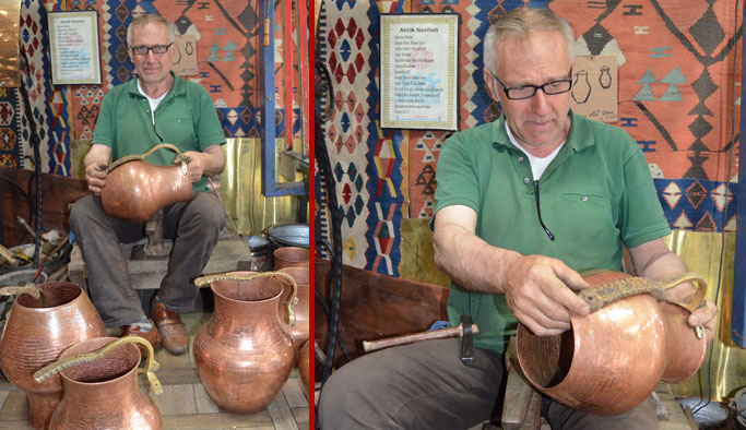 Trabzon'da babasının hatırasını yaşatmaya çalışıyor