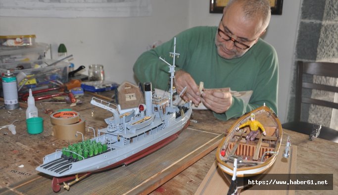 Gülcemal gemisi maketiyle hayat buldu