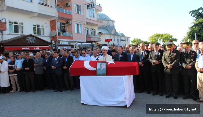 Abana Belediye Başkanı'na hüzünlü veda
