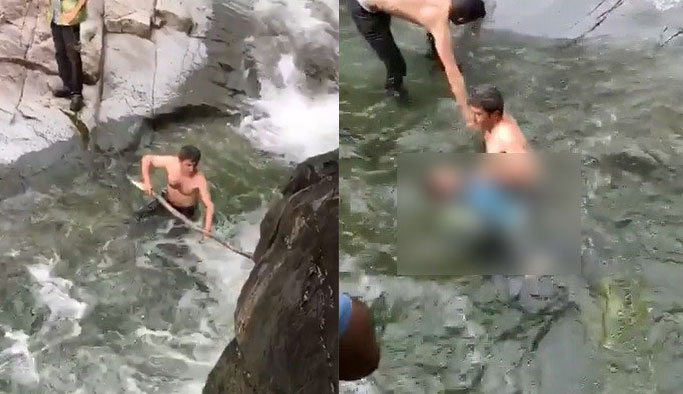 Rize'de balık tutmaya çalışırken boğuldu