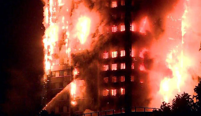 Londra'da ölü sayısı 58’e çıktı!