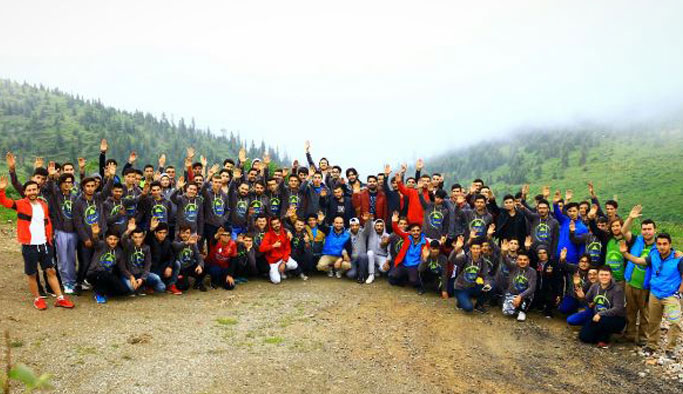 Trabzon'da bu kamp cıvıl cıvıl