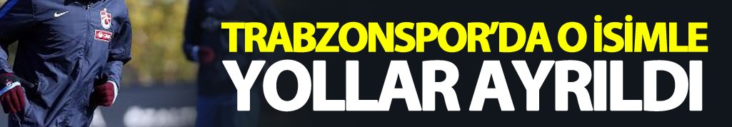 Trabzonspor Zeki Yavru ile yolları ayırdı