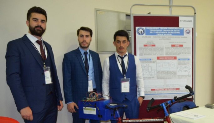 KTÜ’lü öğrenciler elektrikli bisiklette devrim yaptı