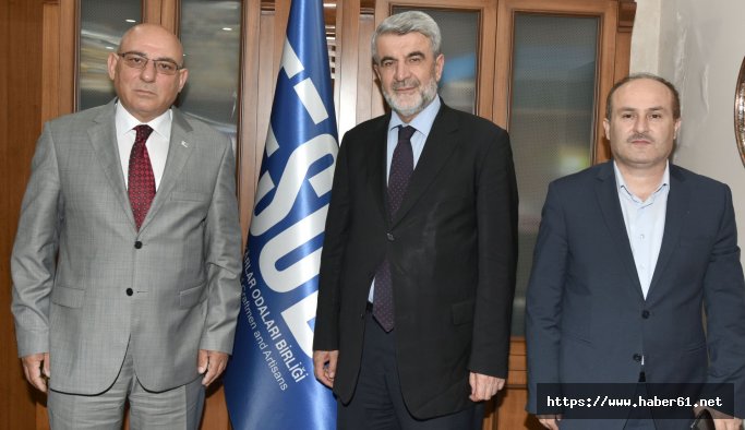 Trabzon İl Müftüsü Demir'den TESOB'a ziyaret