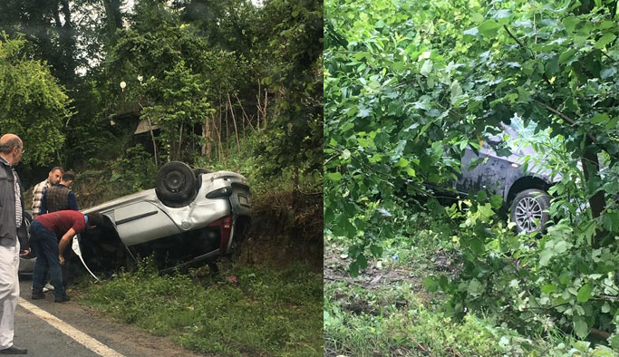 İki otomobil çarpıştı: 1 Ölü 2 yaralı!