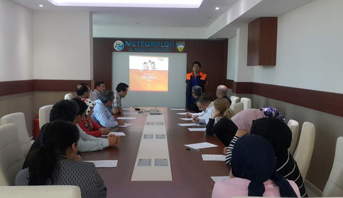 Trabzon'da afet bilinci eğitimi