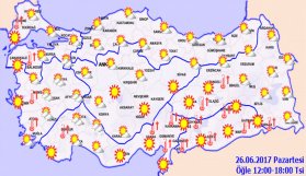 Trabzon'da hava nasıl olacak? 26.06.2017