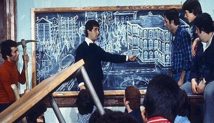 Hababam Sınıfındaki kaçış planını bakın kim çizdi