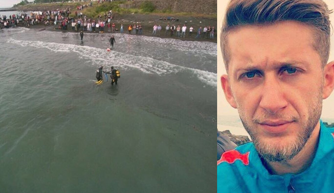 Trabzon'da denizde kaybolan genç bulundu