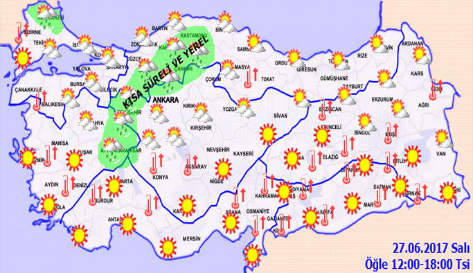 Trabzon'da hava nasıl olacak? 27.06.2017