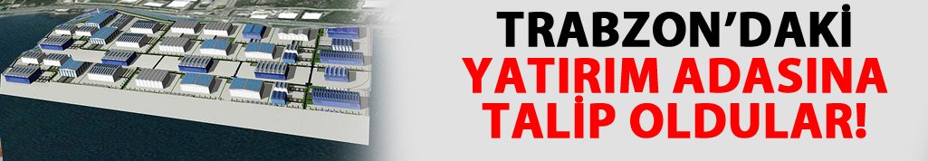 Trabzon'da o sektör Yatırım adasına talip
