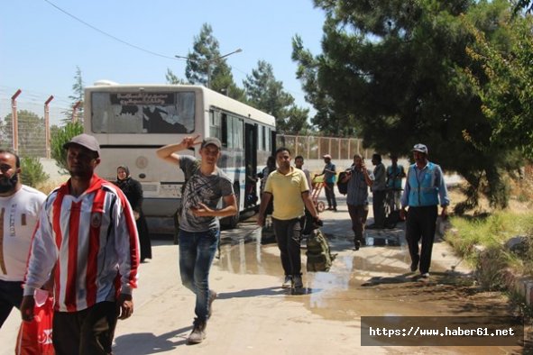 Bayram bitti Suriyeliler döndü