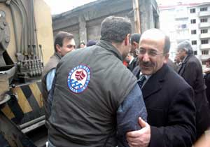 AKP çalışırken ilginç görüntüler