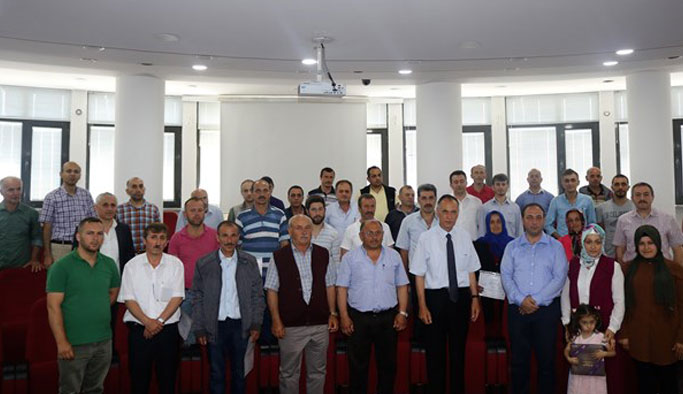 Trabzon'daki projede sertifikalar verildi