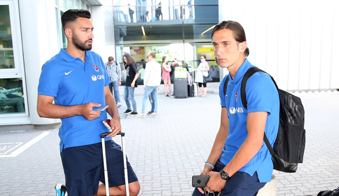 Trabzonspor kafilesi Macaristan’a indi