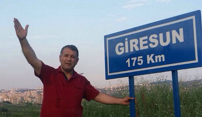 Giresun Tabelasını vatandaş dikti