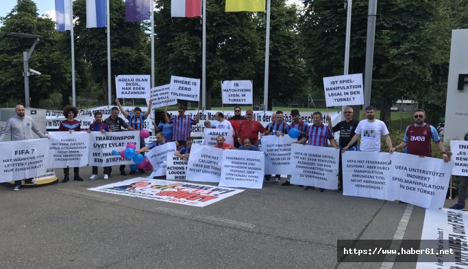 Taraftarlar Trabzonspor'u Zürih'te de yalnız bırakmadı