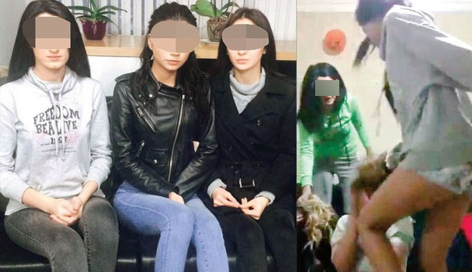 Trabzon'da dayakçı kızlar hakim karşısında