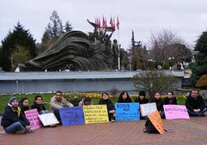 KTÜ'lü öğrencilerden protesto