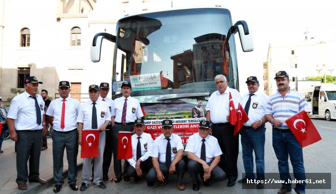 Gaziler Karadeniz gezisinde