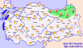 Trabzon'da hava nasıl olacak? 06.07.2017