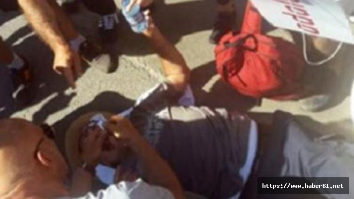 Adalet Yürüyüşü'nde bir kişi daha fenalaştı