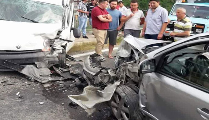 Giresun'da kaza: 6 yaralı!