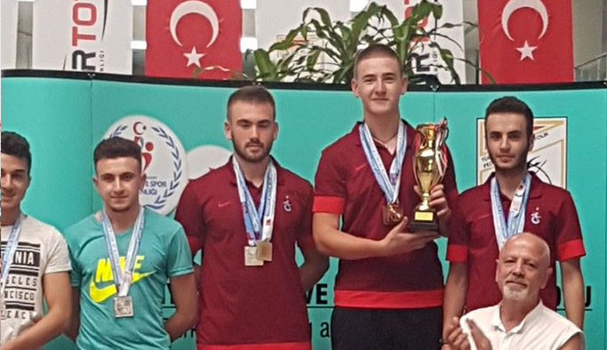 Trabzonsporlu sporcudan Türkiye rekoru