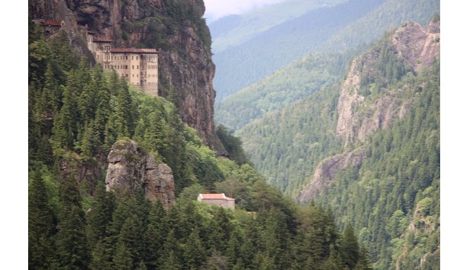 Sümela'ya artık kuş bakışı bakılacak
