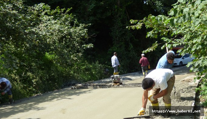 Asfalttan sonra sıra betonda