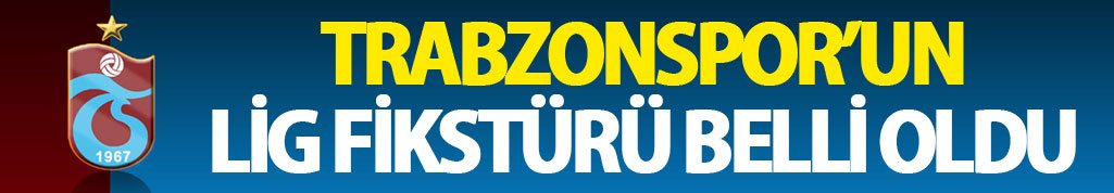 Trabzonspor'un 2017 - 2018 lig Fikstürü belli oldu
