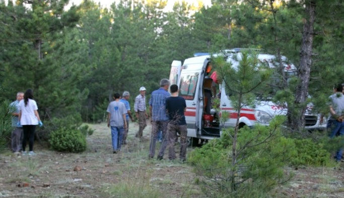 Kozalak bulmaya gitti cesedi bulundu