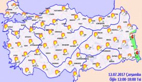 Trabzon'da hava nasıl olacak? 12.07.2017
