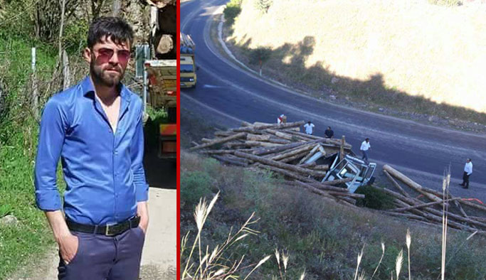 Giresun'da acı olay: Taşıdığı tomrukların altında kaldı