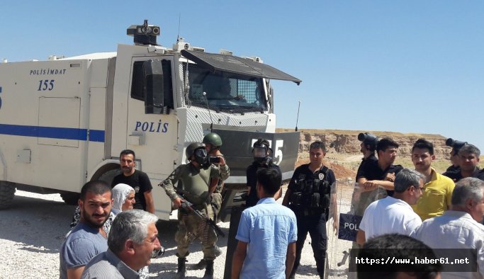 Maden firması ile köylüler karşı karşıya