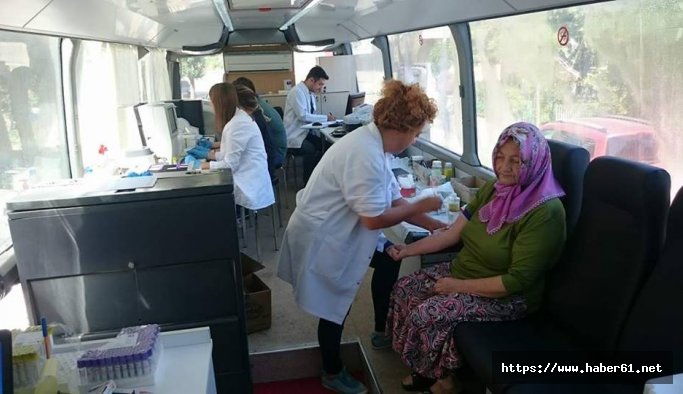 Giresun'da otobüsle sağlık hizmeti