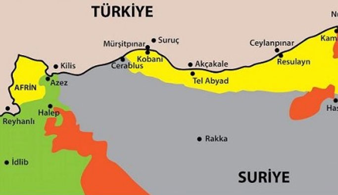 Afrin sınırına fırtına obüsü sevkiyatı yapıldı